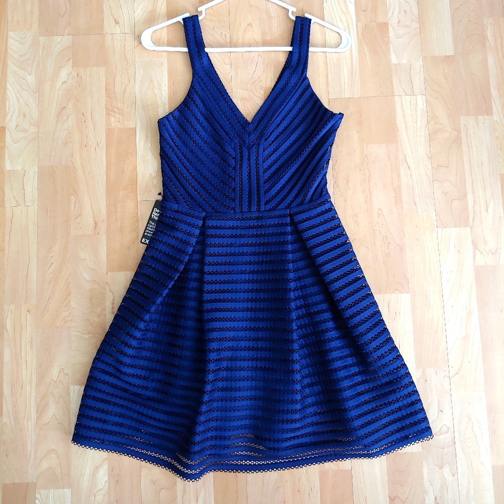 NEW Express Navy Blue Dress
